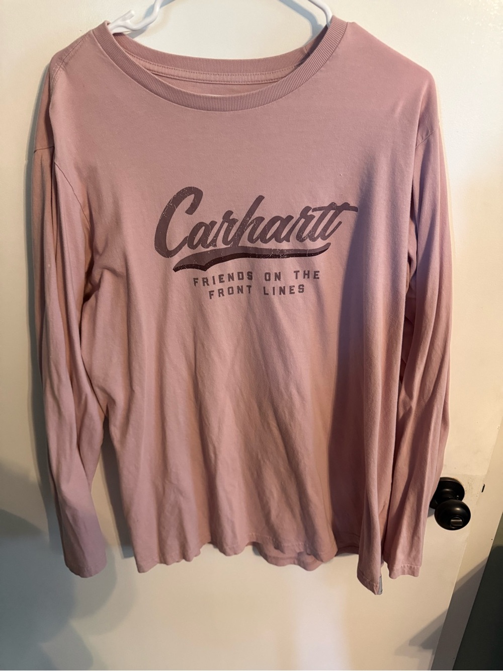 Carhartt Mauve Modern Fit Long Sleeve Tee